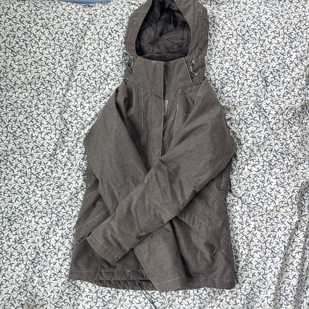 north face down jacket womens small